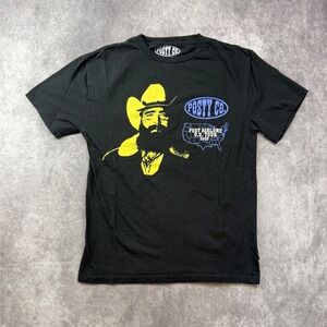 Post Malone U.S. Tour 2025 Concert T-Shirt Black Posty Co Men Medium